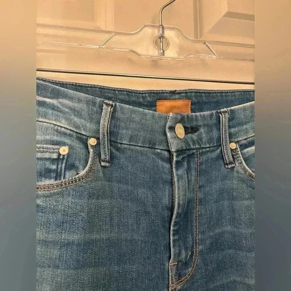 Mother Denim The Looker Fray Skinny Jeans, Size 27 - Picture 3 of 11